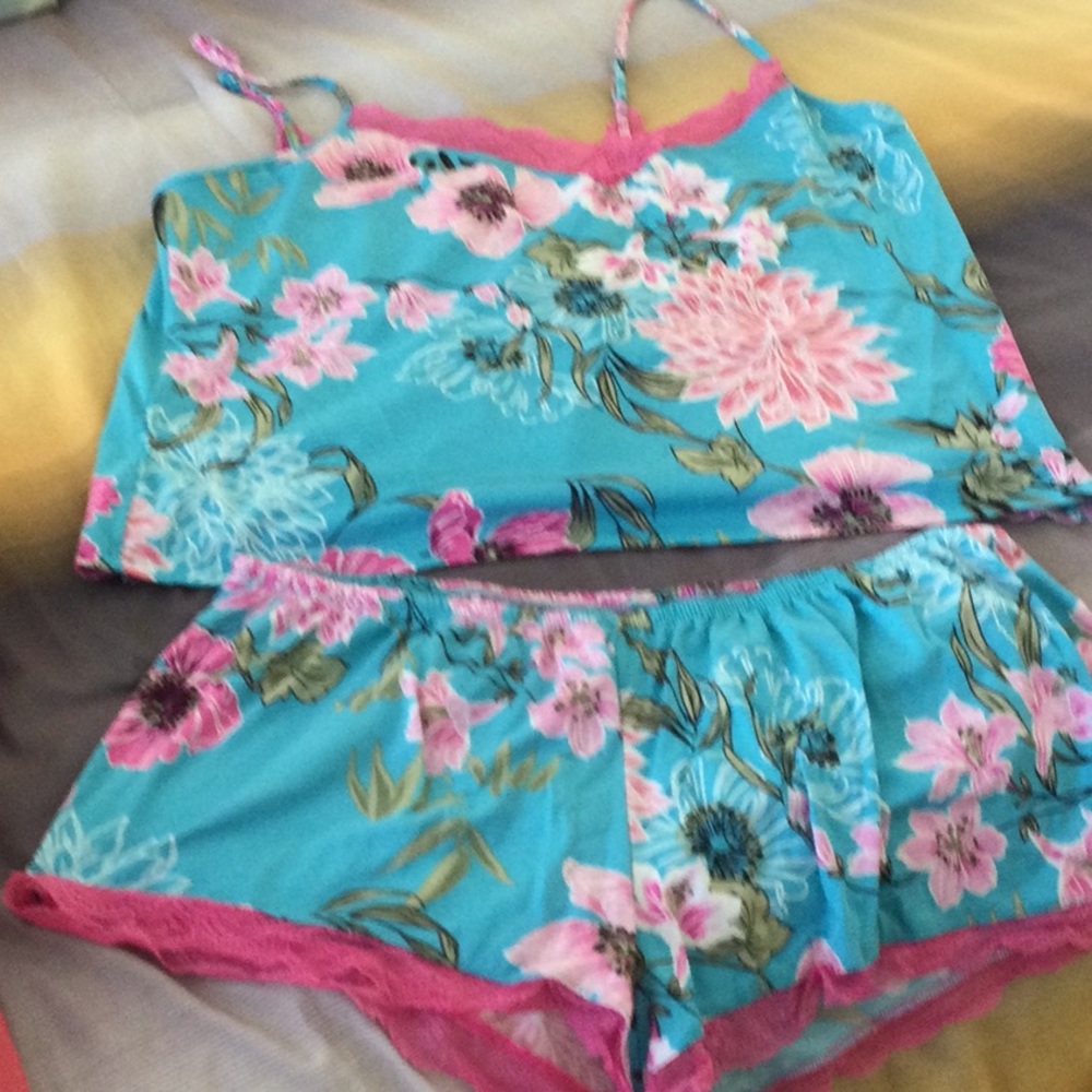 Cami and sleep shorts